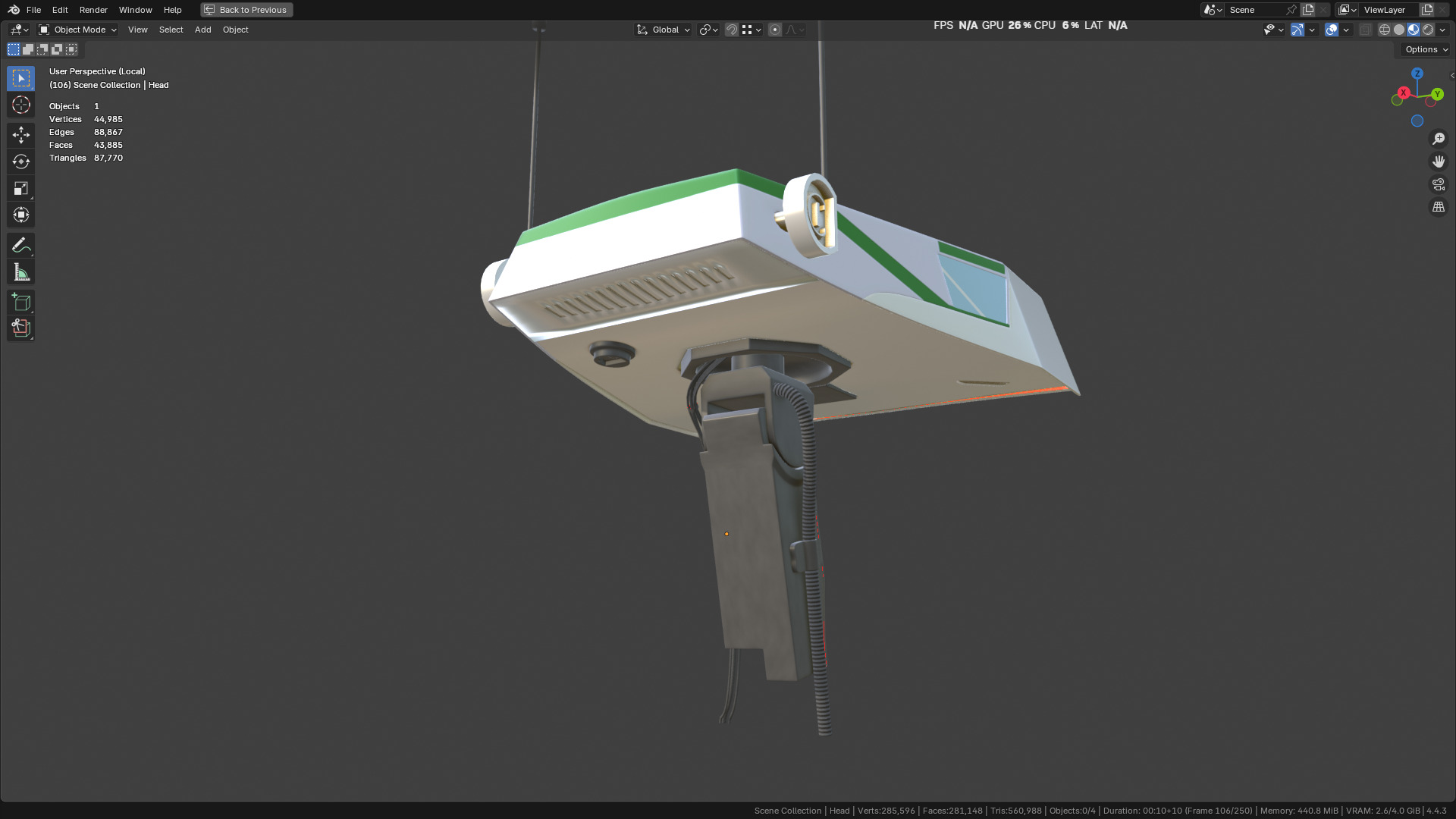 New NVIDIA and Disney Robot 3D model_62