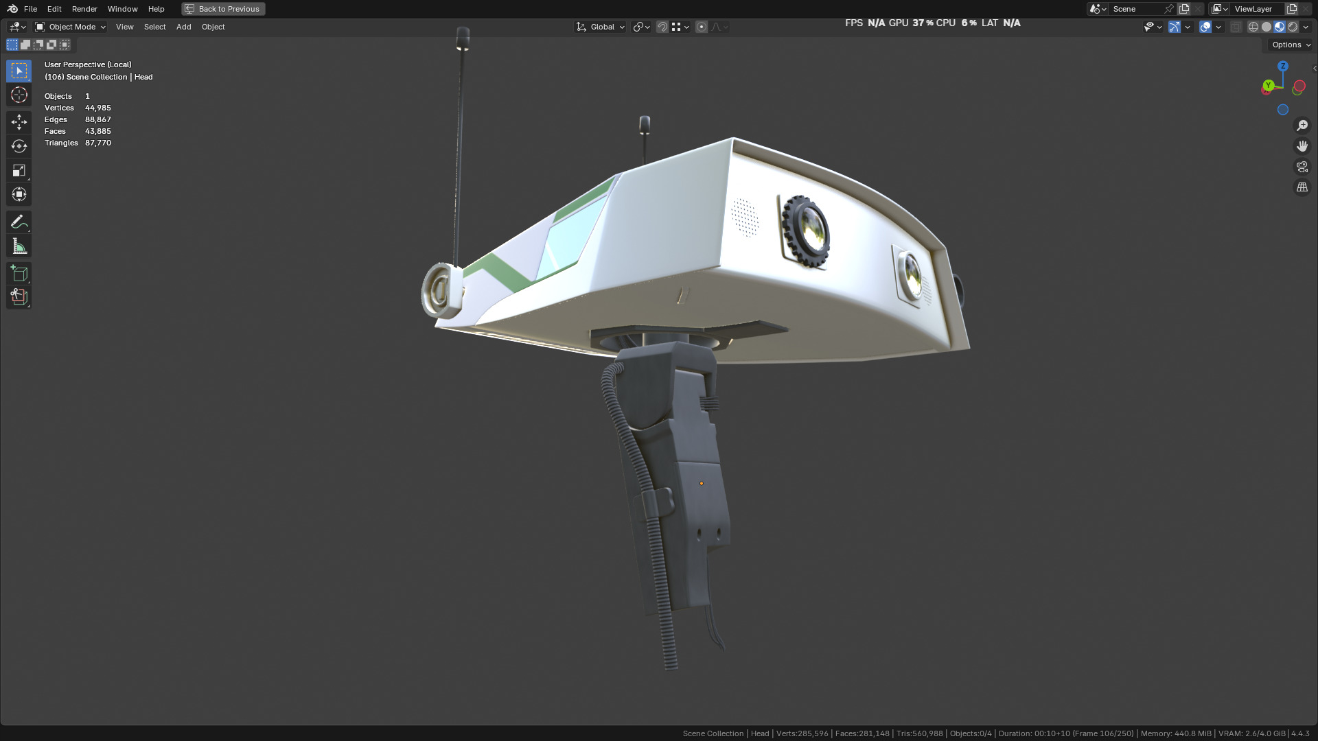 New NVIDIA and Disney Robot 3D model_61
