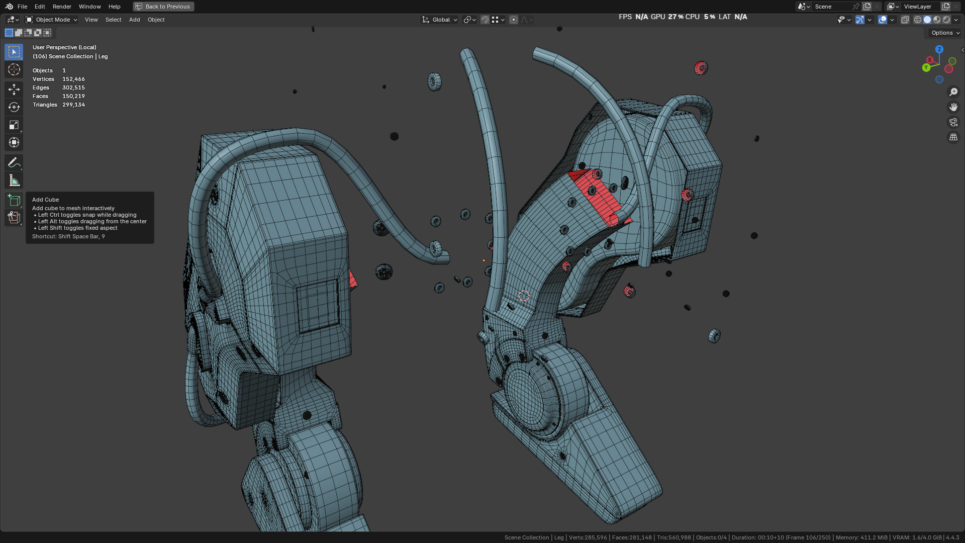 New NVIDIA and Disney Robot 3D model_41