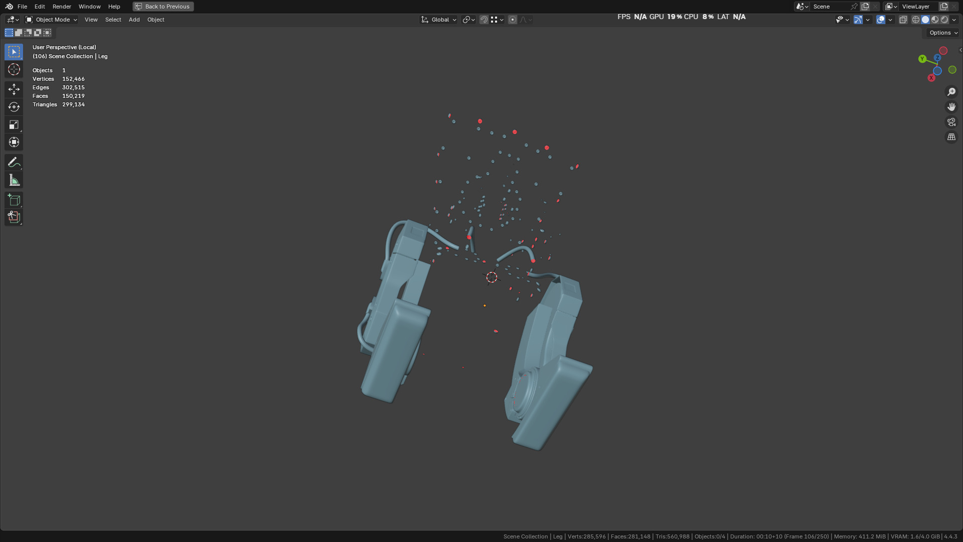 New NVIDIA and Disney Robot 3D model_30