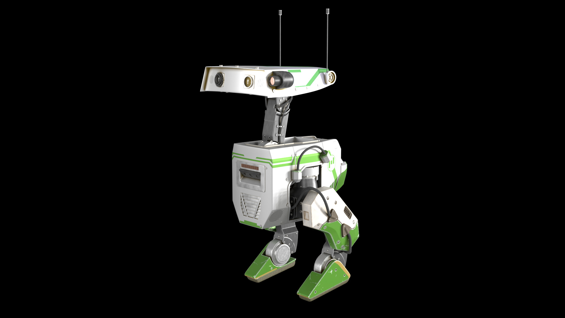 New NVIDIA and Disney Robot 3D model_5