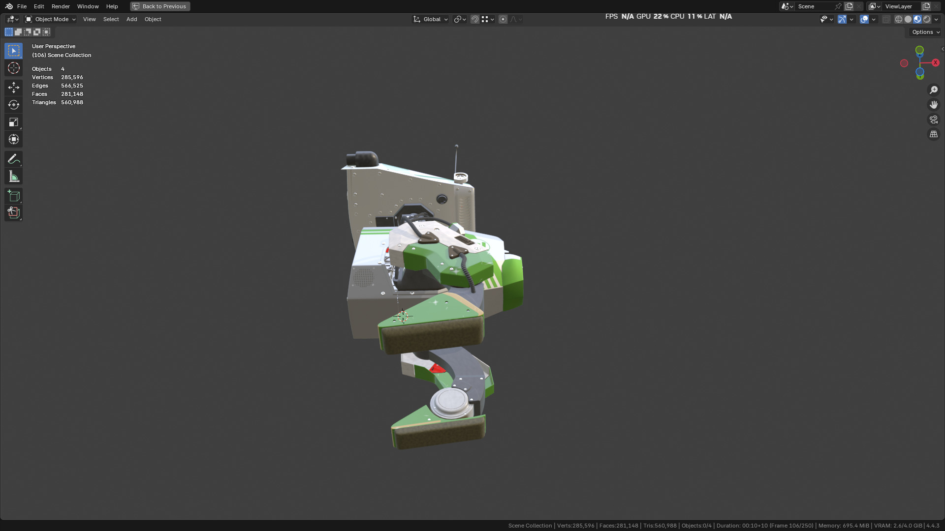 New NVIDIA and Disney Robot 3D model_18