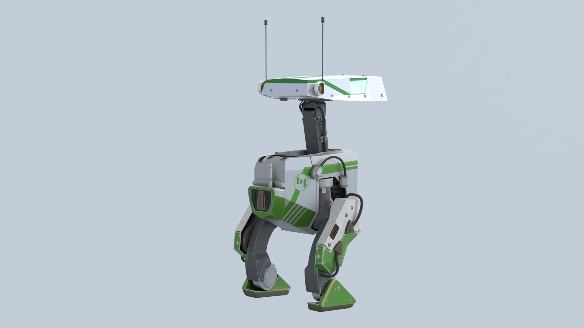 New NVIDIA and Disney Robot 3D model_4