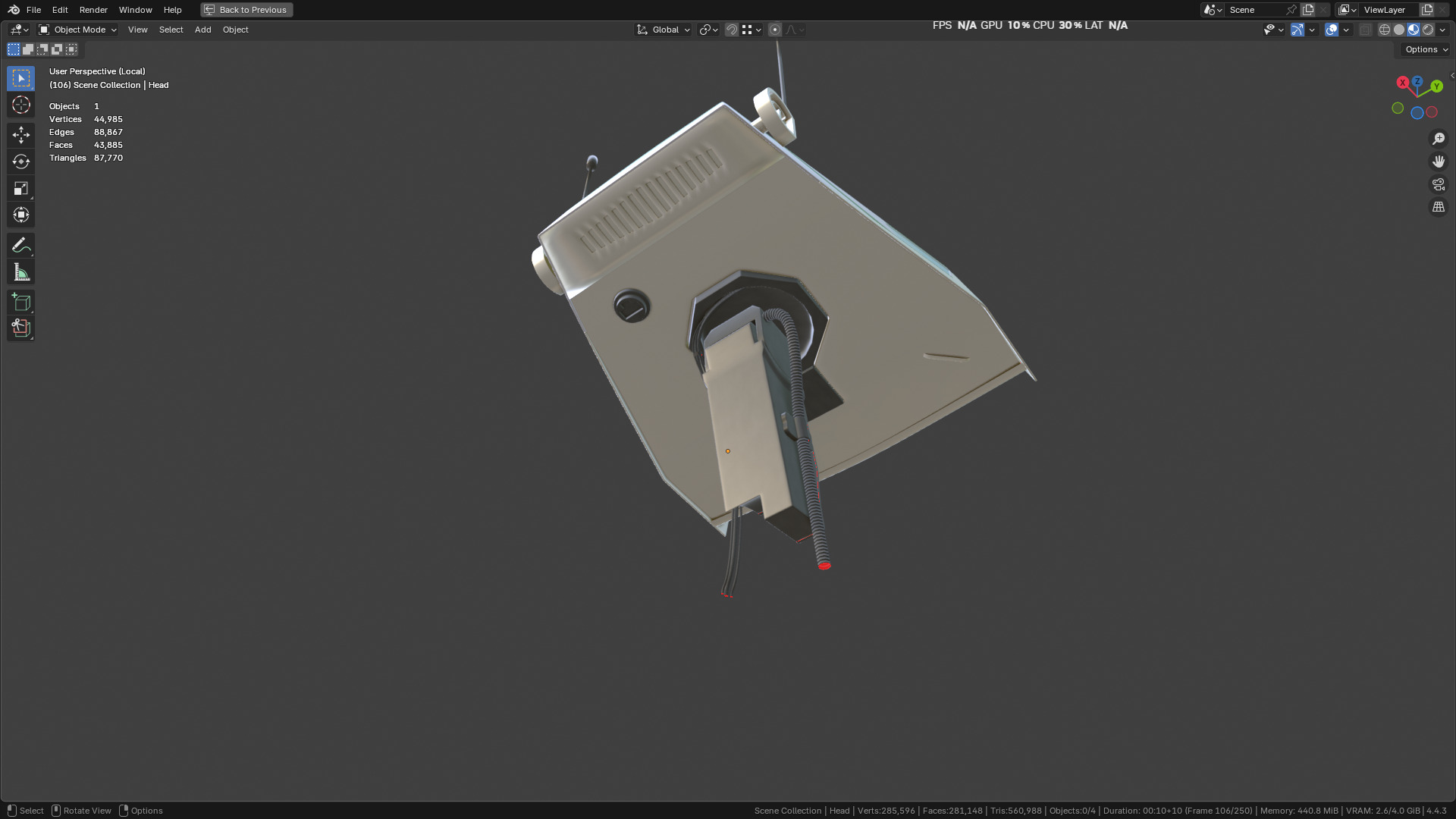 New NVIDIA and Disney Robot 3D model_64