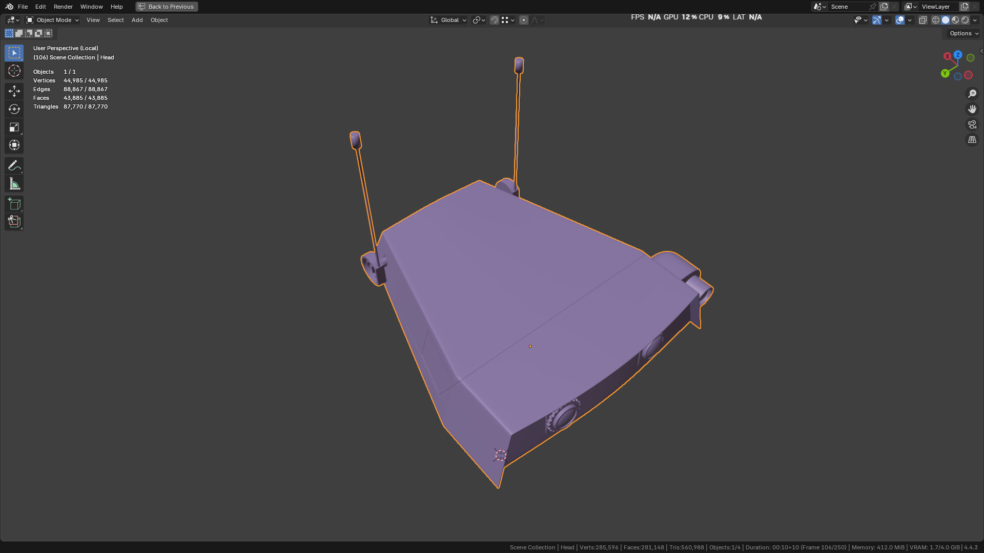 New NVIDIA and Disney Robot 3D model_73