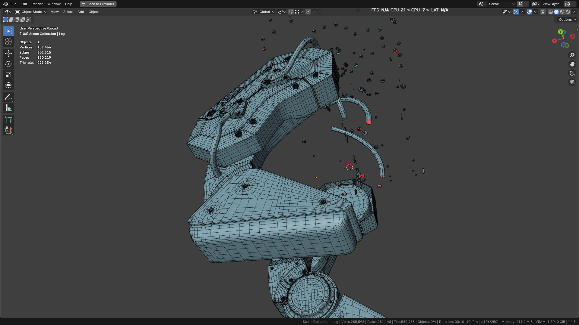 New NVIDIA and Disney Robot 3D model_38