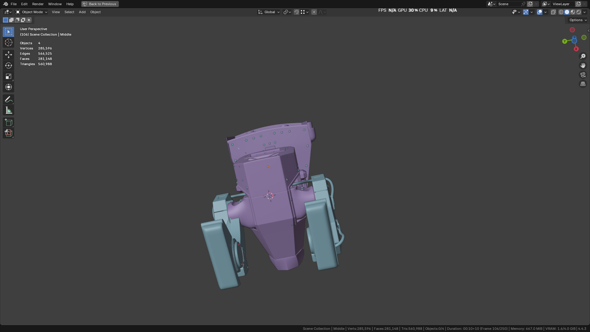 New NVIDIA and Disney Robot 3D model_28