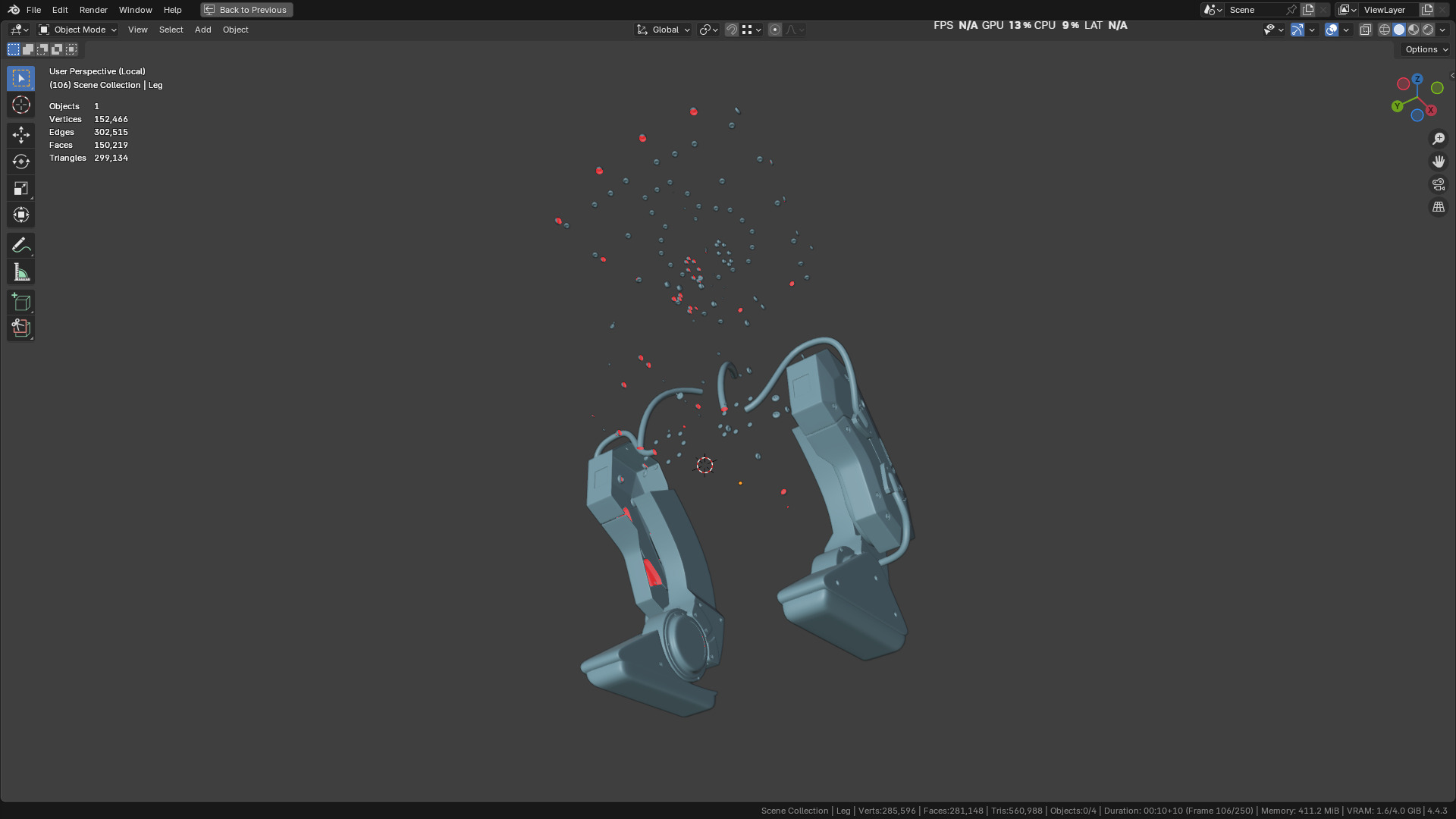 New NVIDIA and Disney Robot 3D model_29