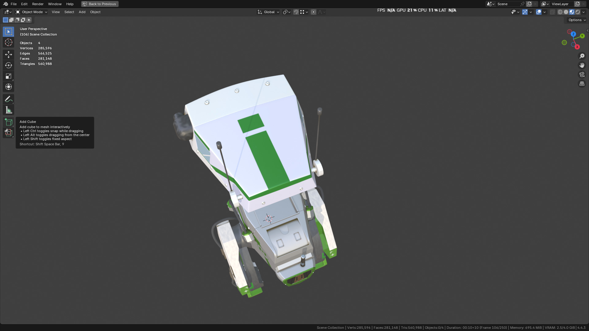 New NVIDIA and Disney Robot 3D model_12