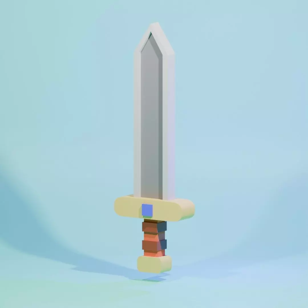 Block Sword Free 3D model