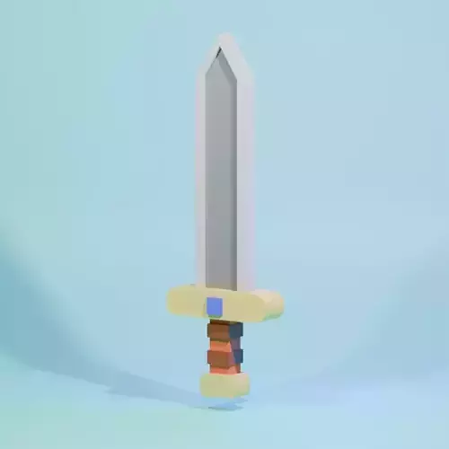 Block Sword Free 3D model
