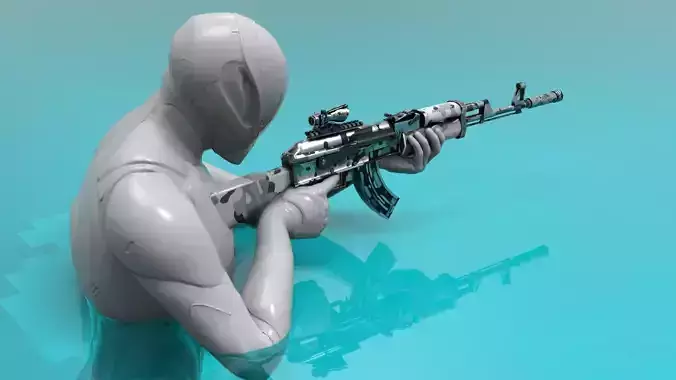 AK47 Assault Rifle Fps - Tps