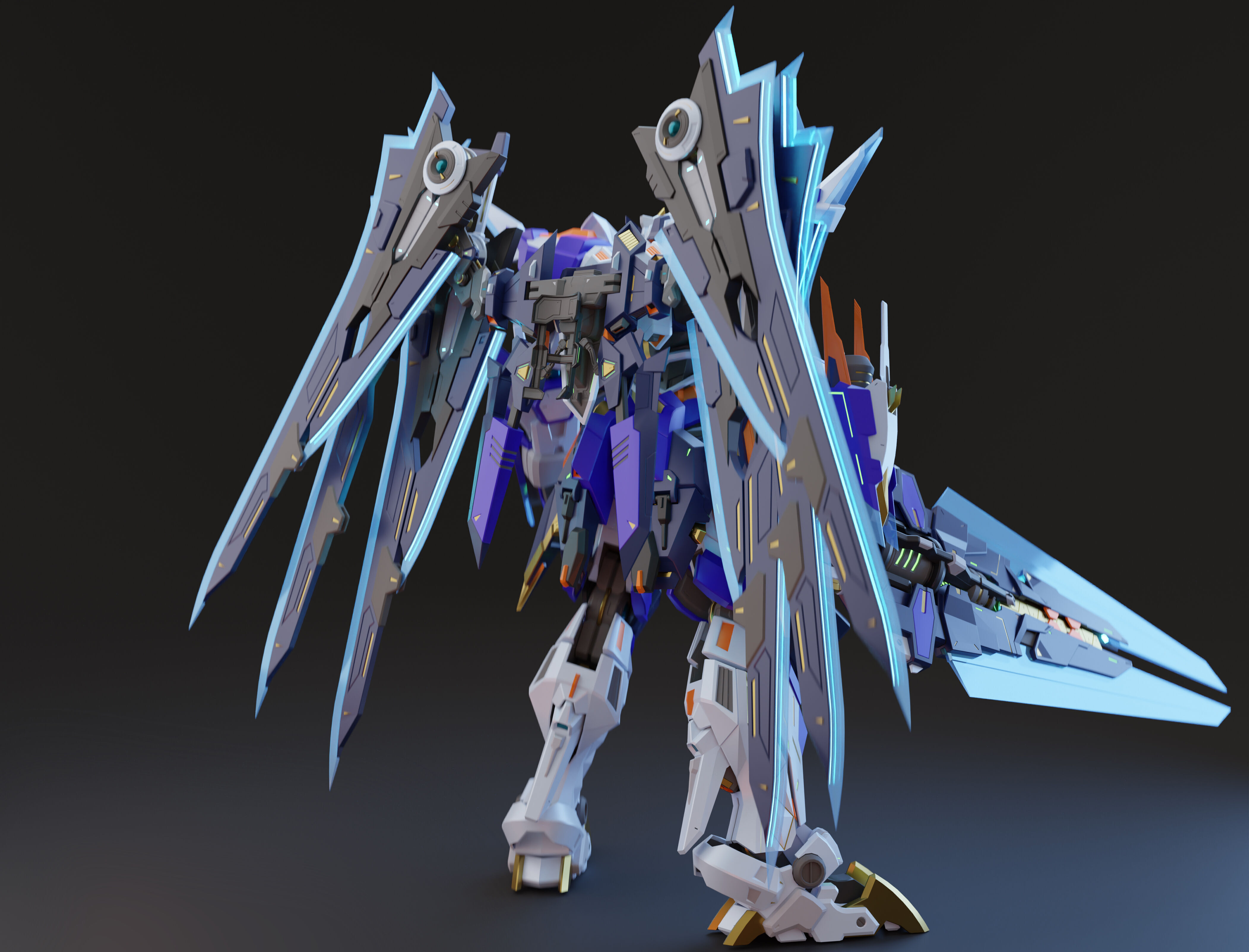 XC01 - Original Mecha Design 3D model_1