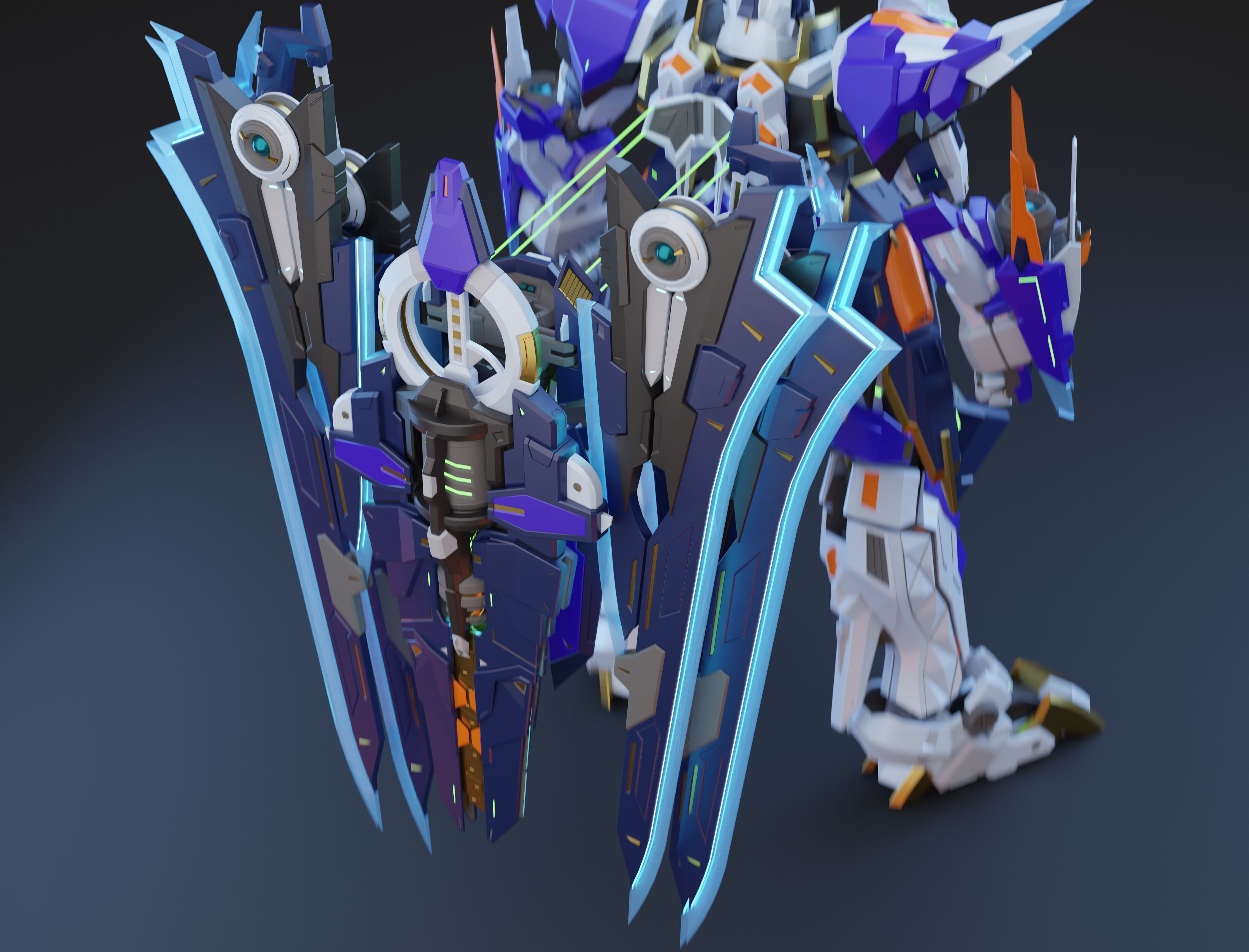XC01 - Original Mecha Design 3D model_4