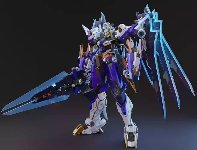 XC01 - Original Mecha Design 3D model