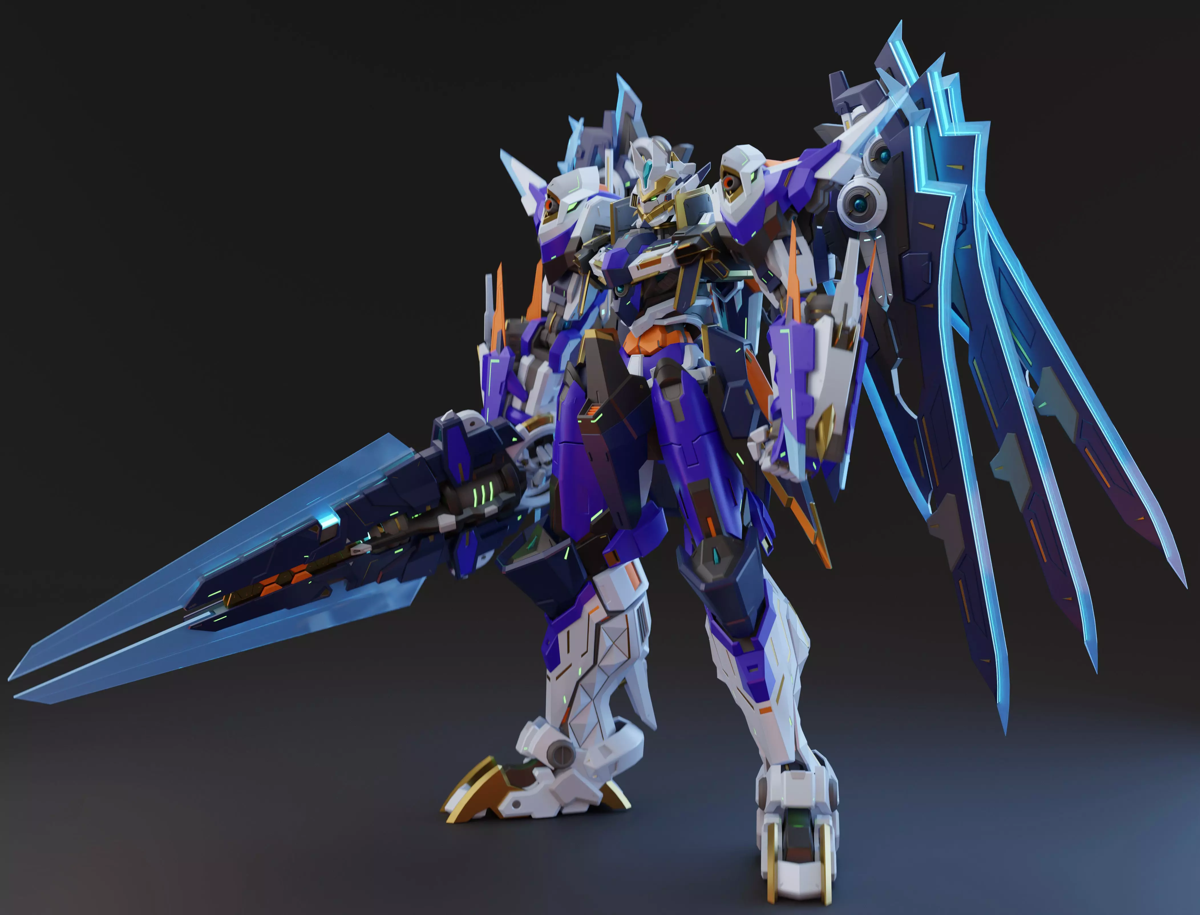 XC01 - Original Mecha Design 3D model_0