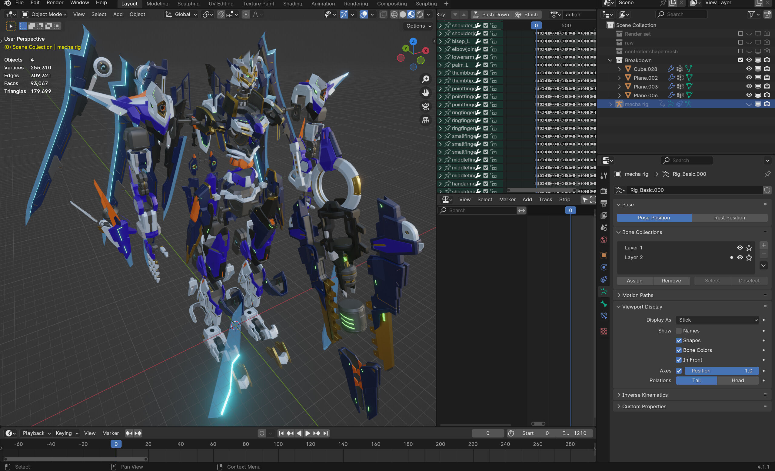 XC01 - Original Mecha Design 3D model_9