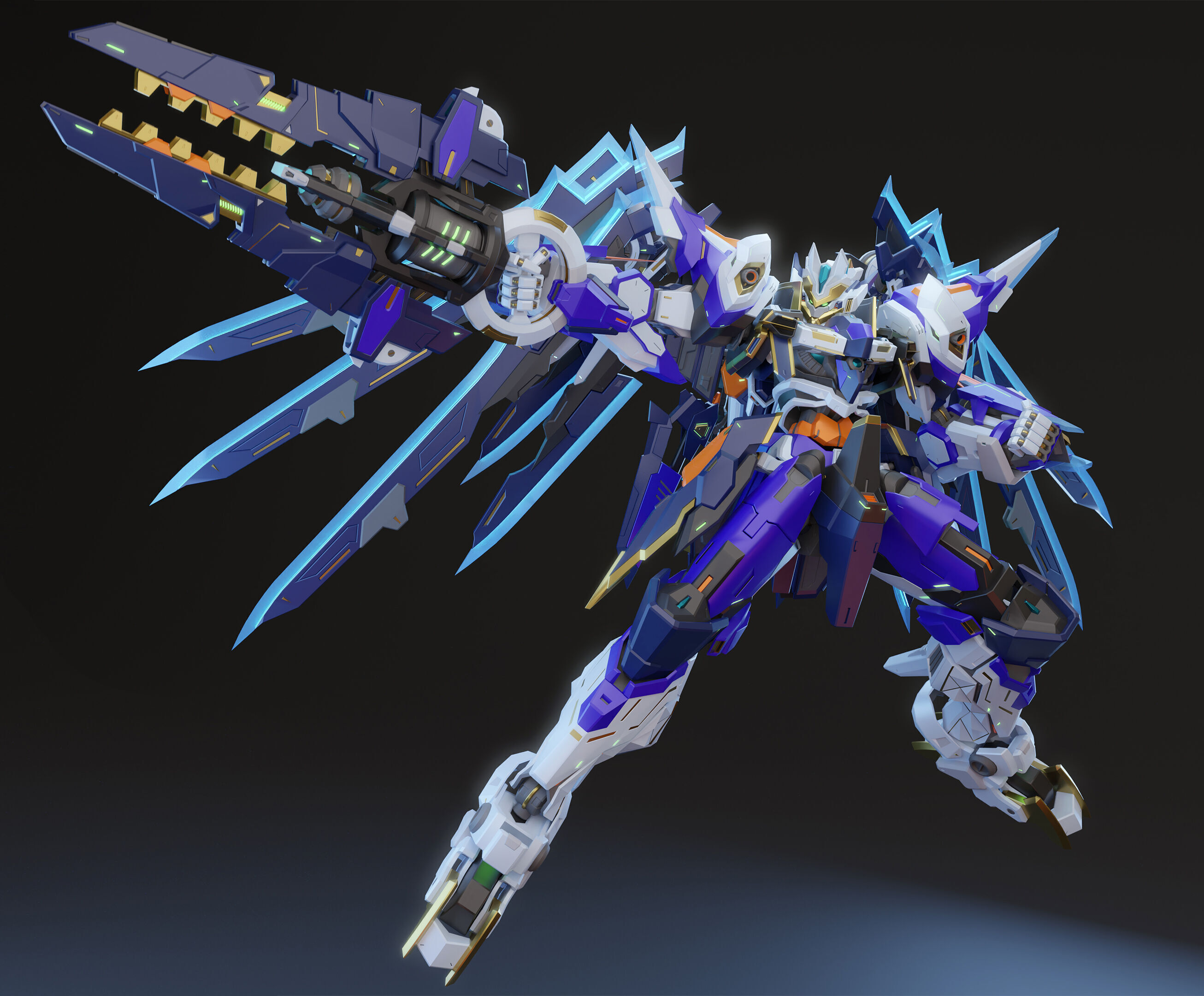 XC01 - Original Mecha Design 3D model_2