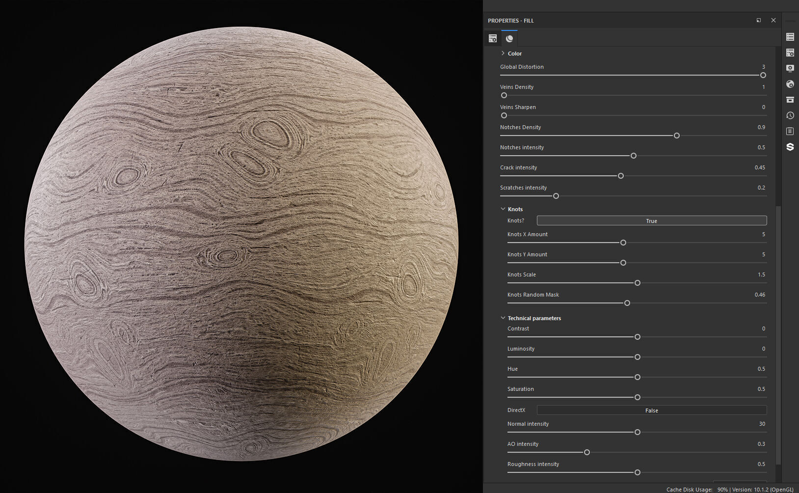 25 Wood Base Material with Parameters Control 4k Texture SBSAR Texture_17