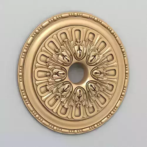 Round rosette 057 3D model
