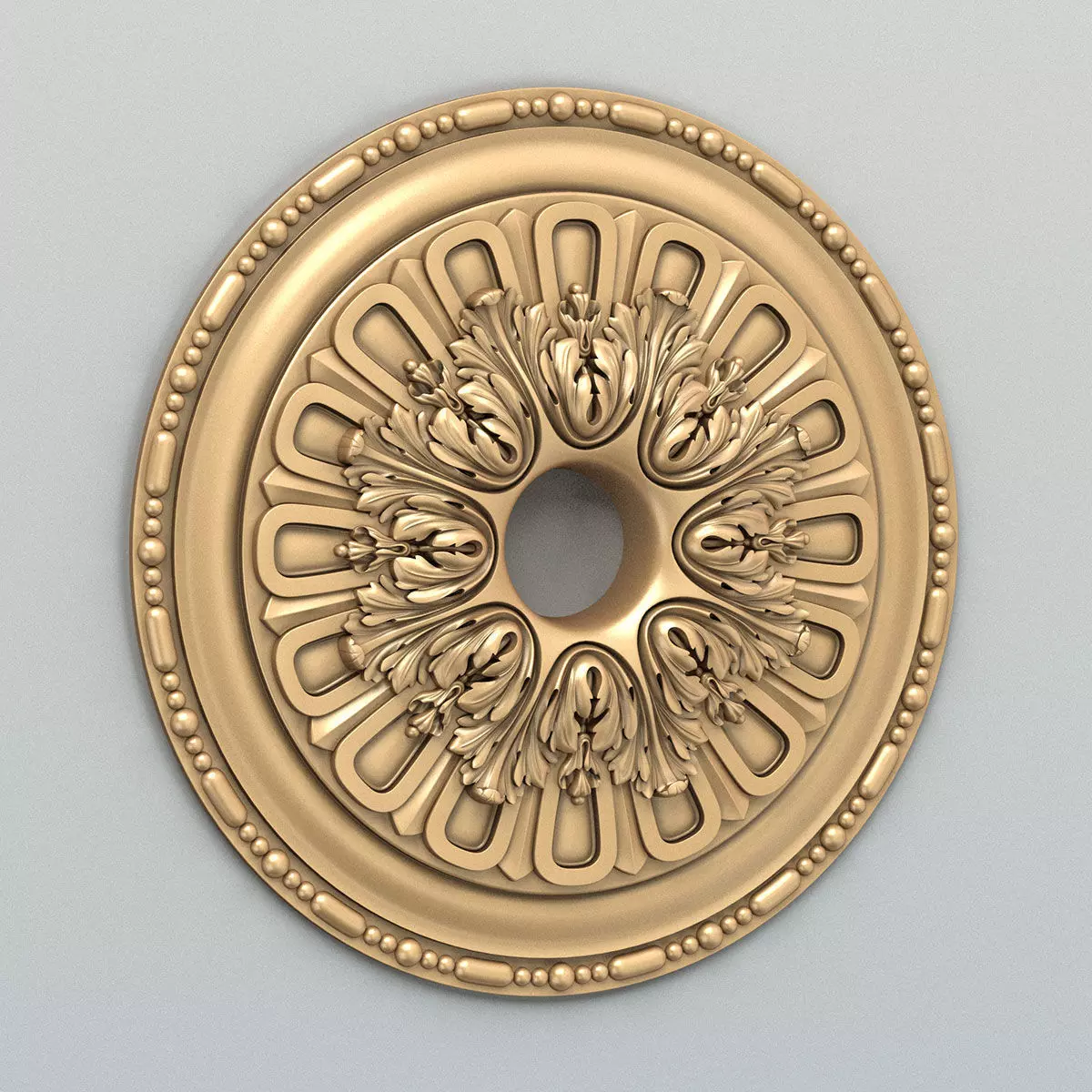 Round rosette 057 3D model