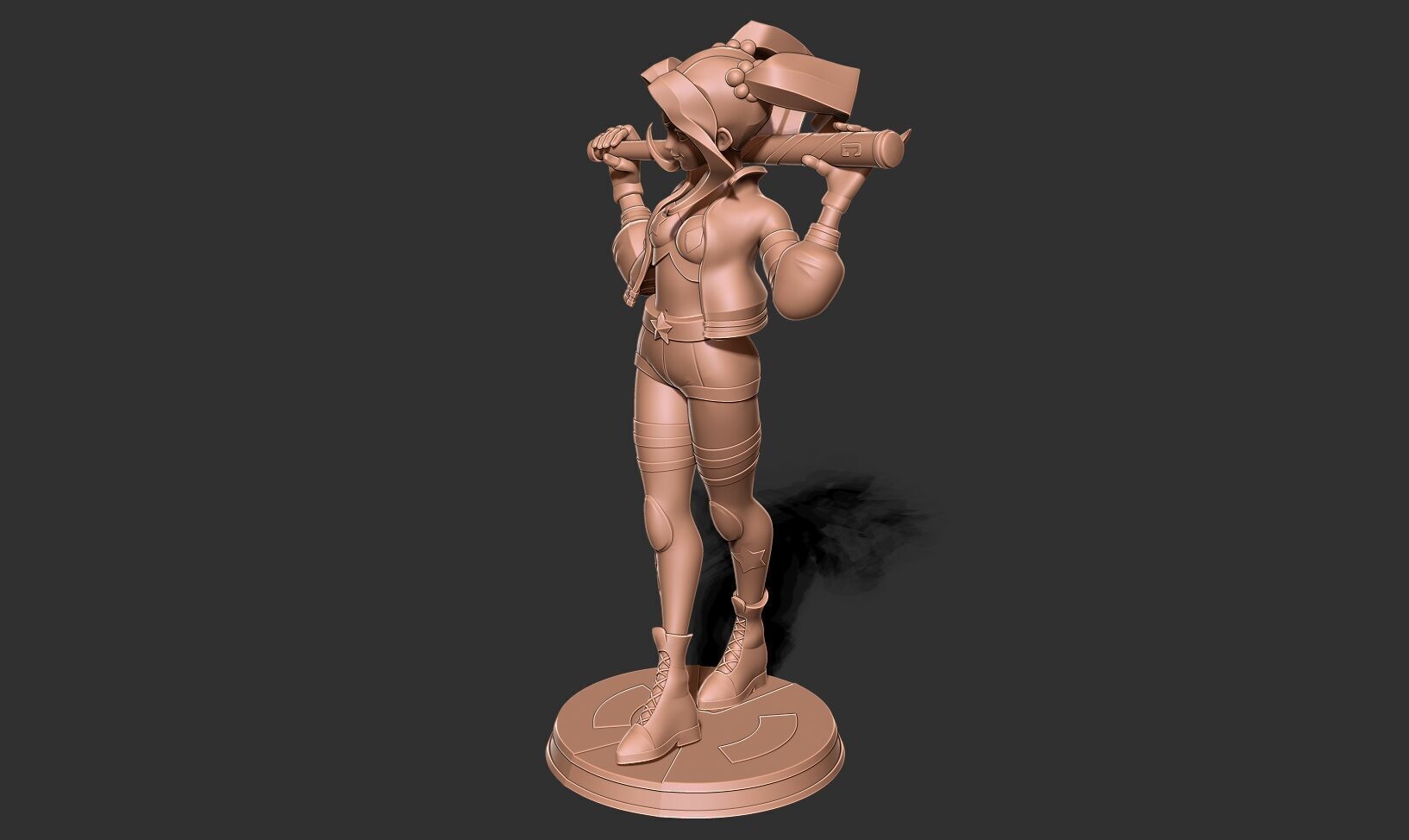 Harley Quinn chill out moment 3D print model_17