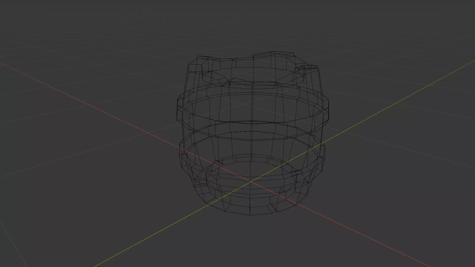Low Poly Barrel Free low-poly 3D model_6