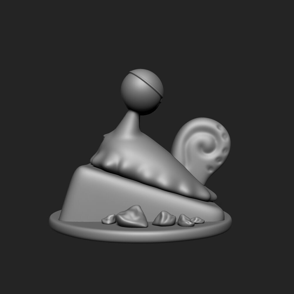 Snail 3D print model_2
