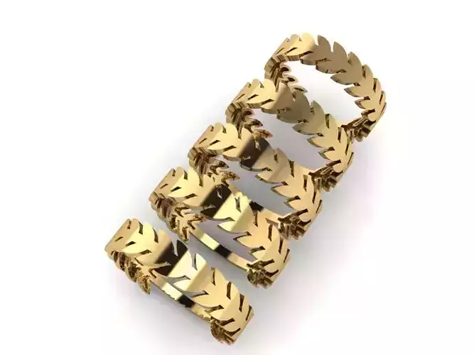 Gold Ring Jewelry  Ring stl 3dm 3dprintmodel