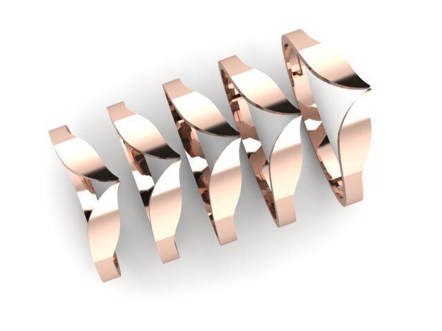 Gold Ring Jewelry  Ring stl 3dm 3dprintmodel 3D print model_1