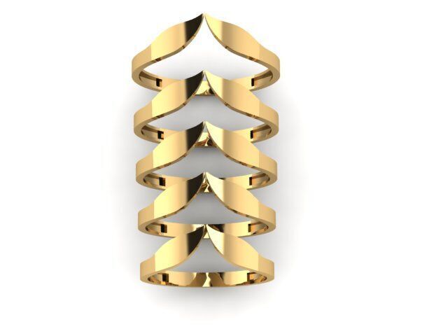Gold Ring Jewelry  Ring stl 3dm 3dprintmodel 3D print model_3