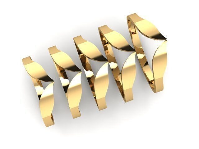 Gold Ring Jewelry  Ring stl 3dm 3dprintmodel 3D print model