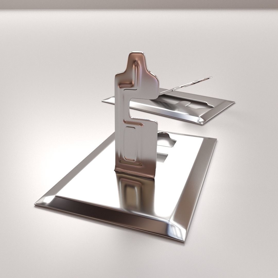 Mosquito Coil Stand 3D model_2