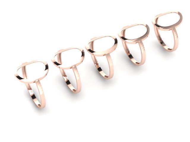 Gold Ring Jewelry  Ring stl 3dm 3dprintmodel 3D print model_2