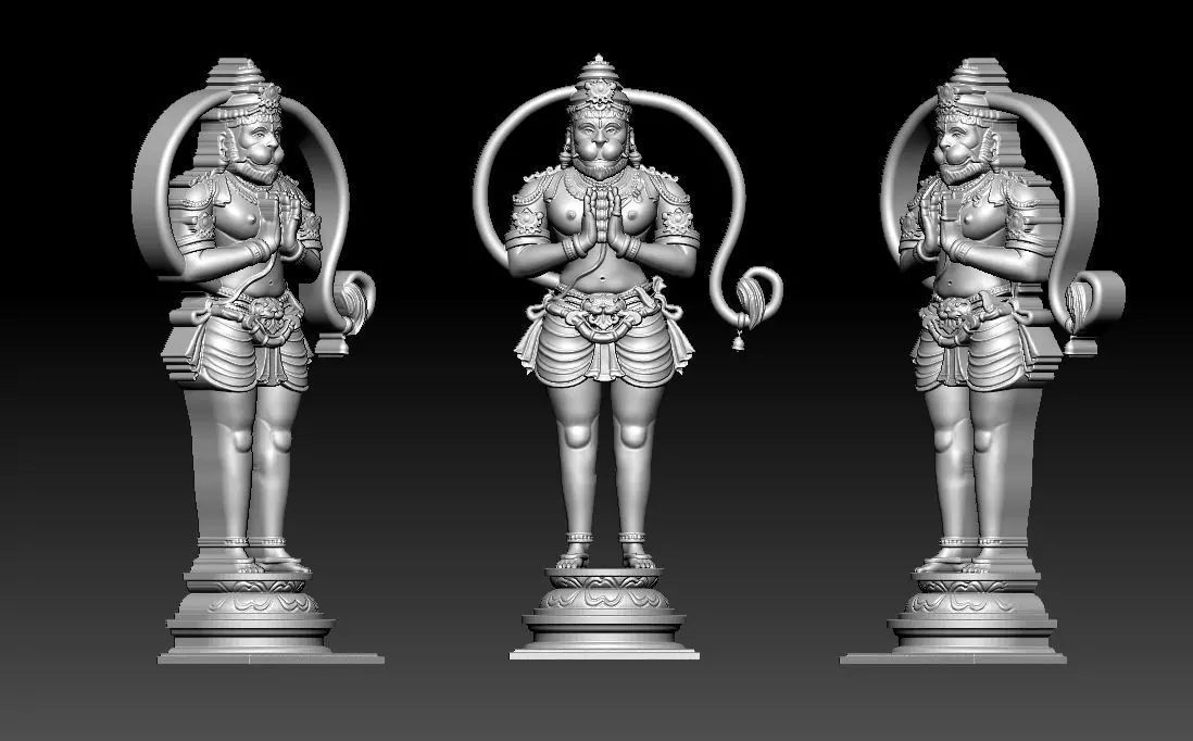 Hanuman ji Lord Hanuman 3D print model_0