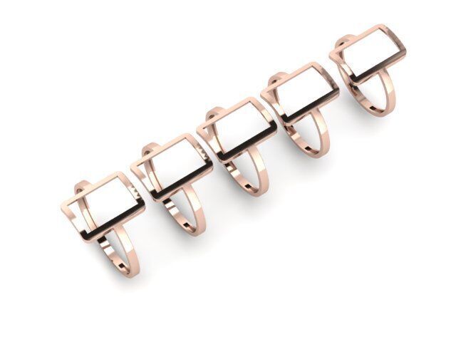 Gold Ring Jewelry  Ring stl 3dm 3dprintmodel 3D print model_8