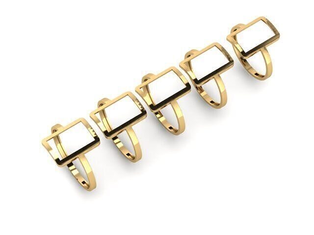 Gold Ring Jewelry  Ring stl 3dm 3dprintmodel 3D print model