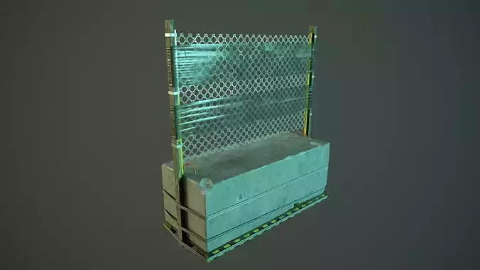 Concrete Barrier Prop