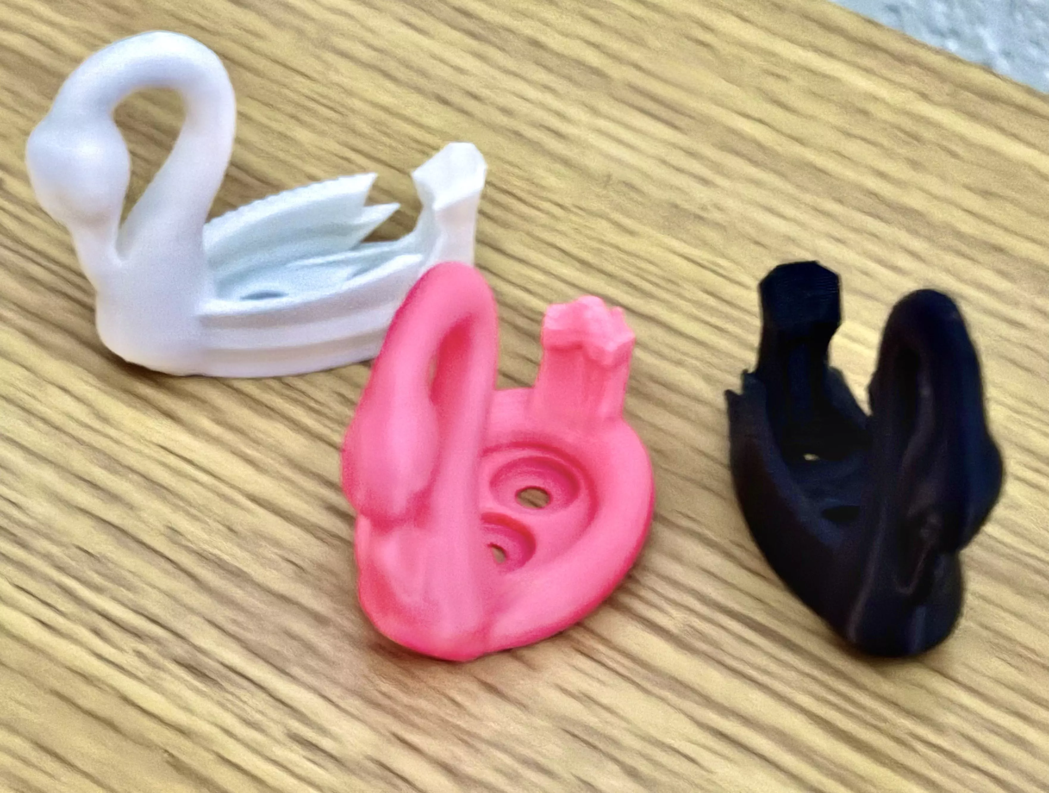 Loop Swan Hook and Inflatable Flamingo 3D print model