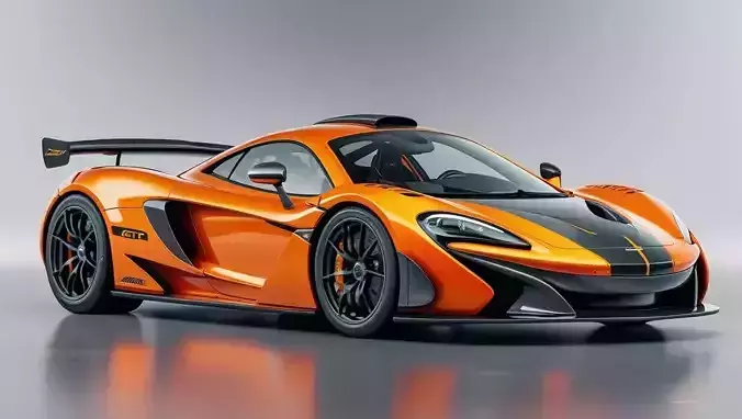 McLaren P1 GTR 3D Model