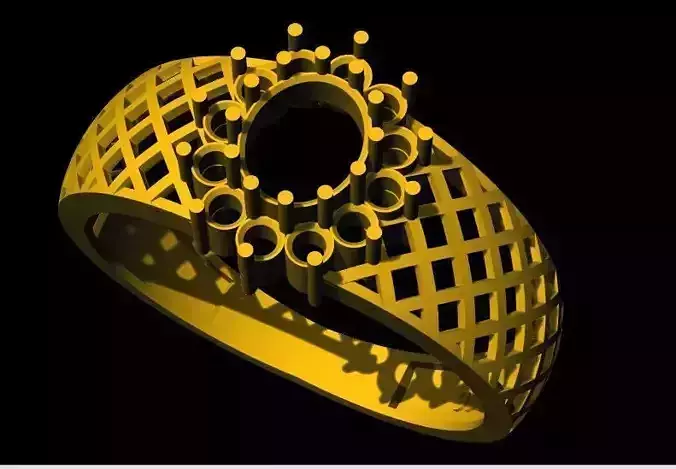 cluster ring 3dm file