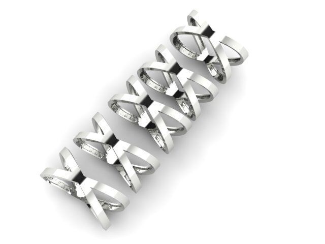 Gold Ring Jewelry  Ring stl 3dm 3dprintmodel 3D print model_2