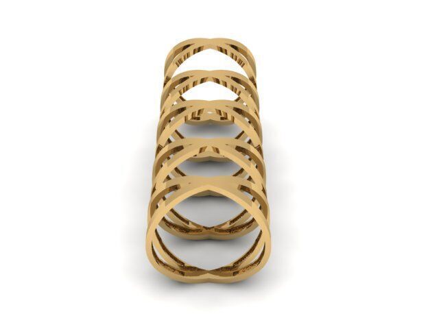 Gold Ring Jewelry  Ring stl 3dm 3dprintmodel 3D print model_4