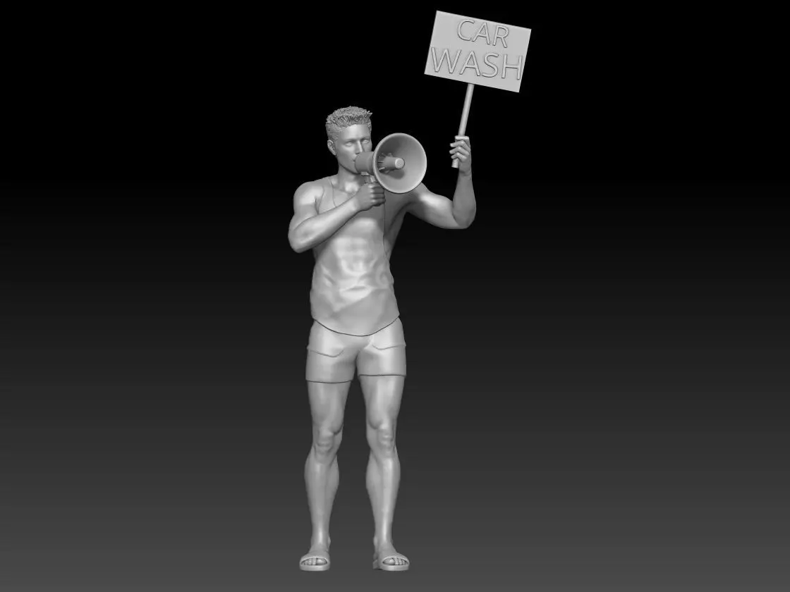 car wash boy 2025 2 3D print model