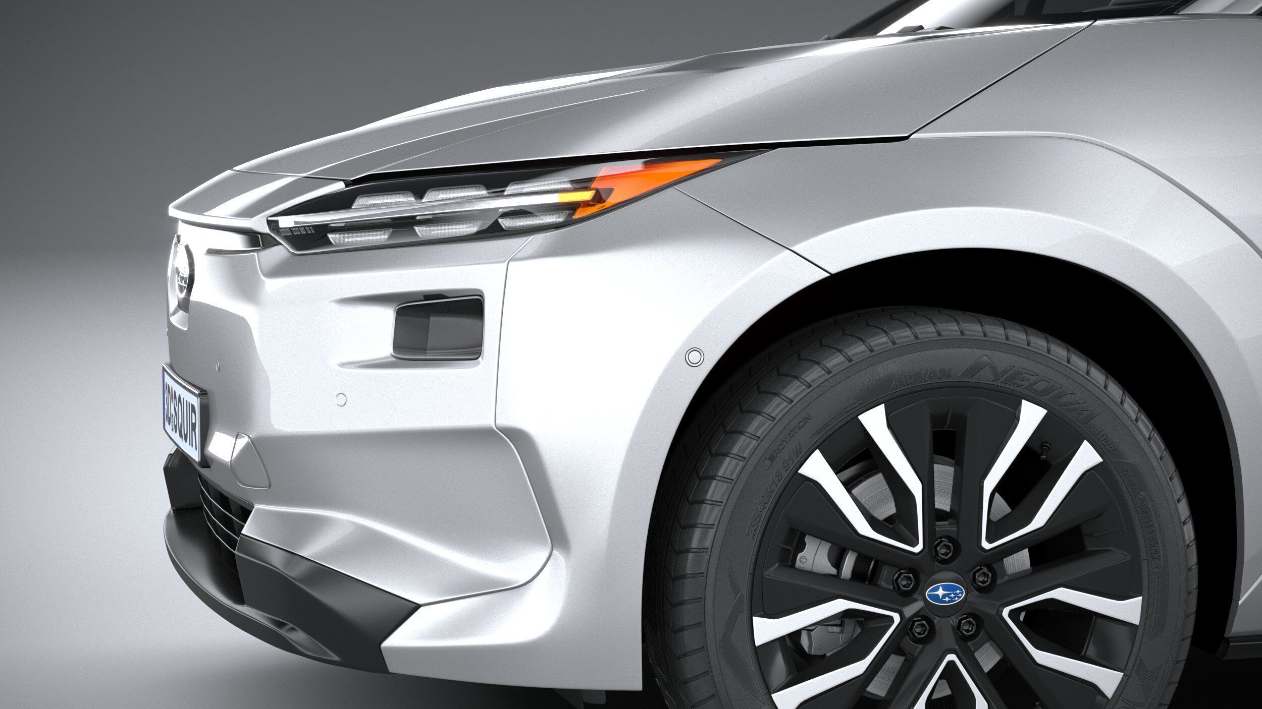 Subaru Solterra EV 2026 3D model_3