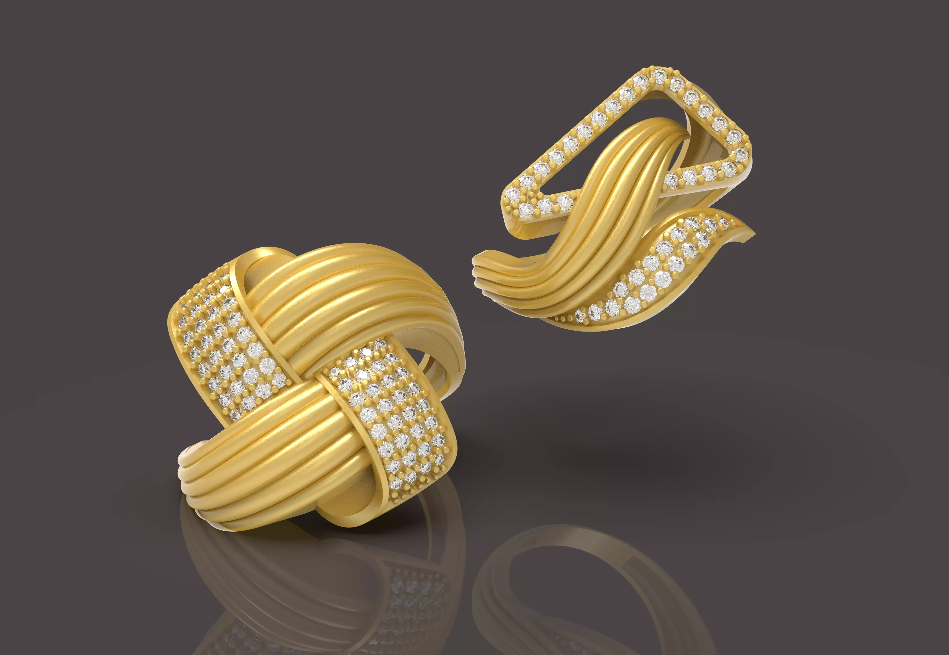 Unique Ring - 0027 3D print model