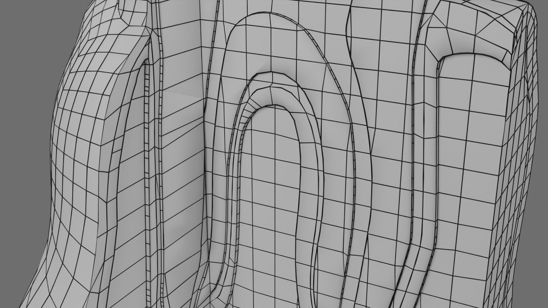 Teeth schematic cut sectional labelled Low-poly 3D model_23