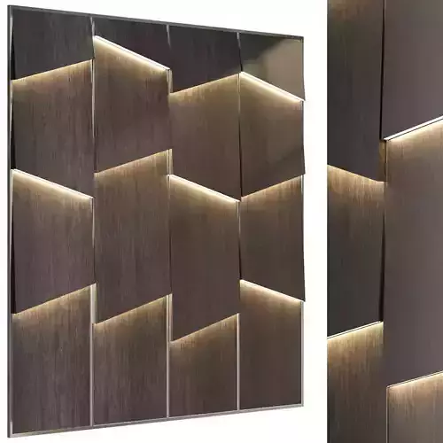 Wall panel 0290-spon 3D model