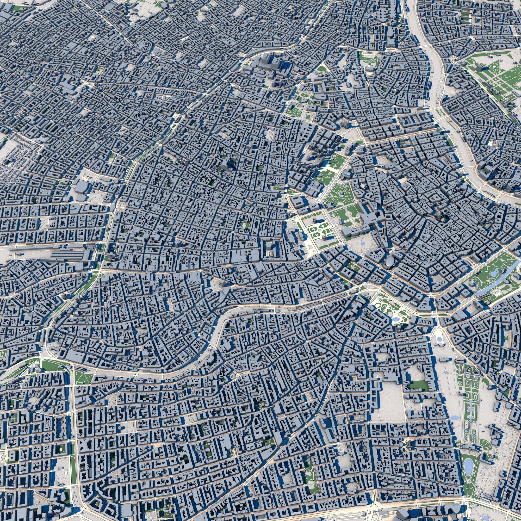 Vienna City Austria 3D model_3