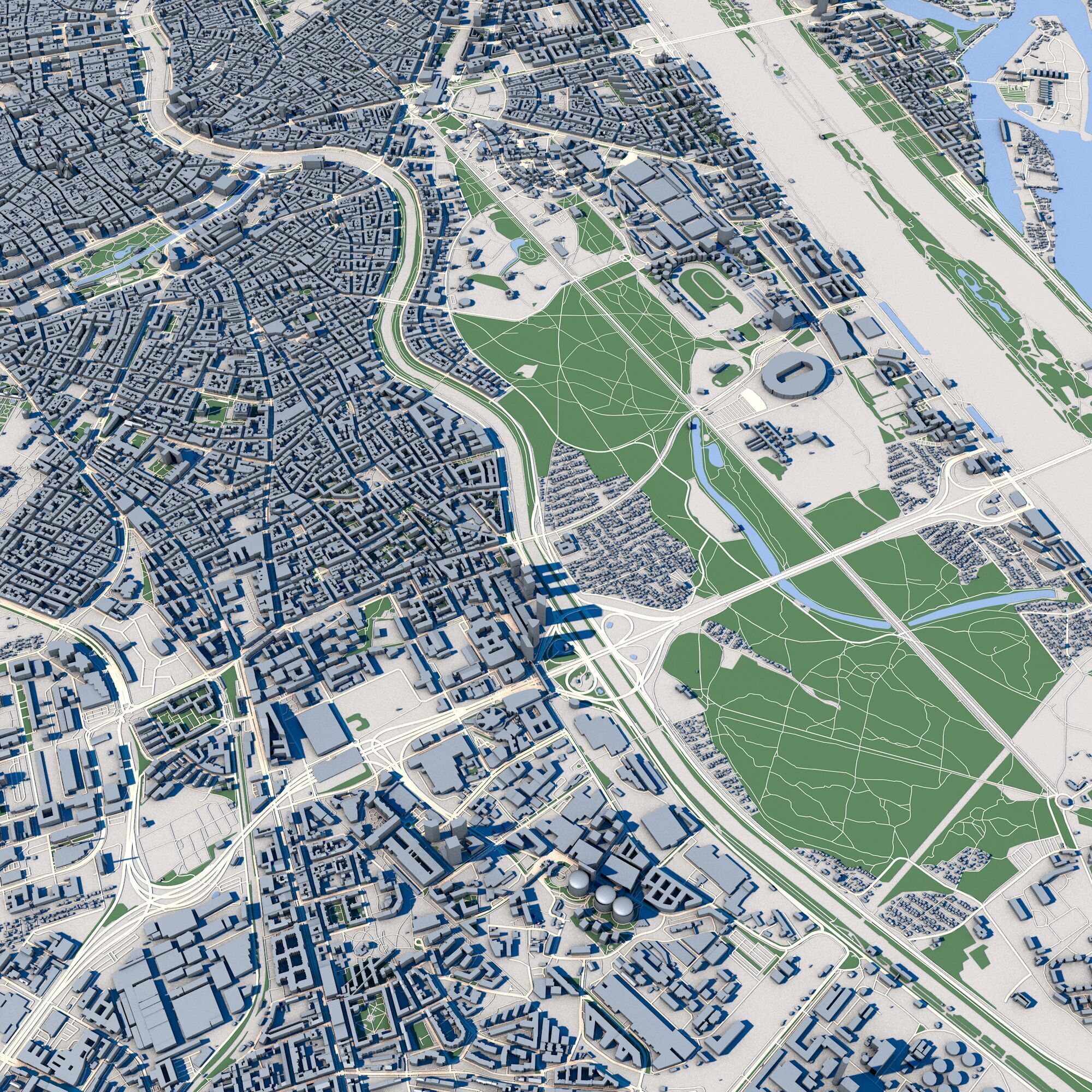 Vienna City Austria 3D model_2